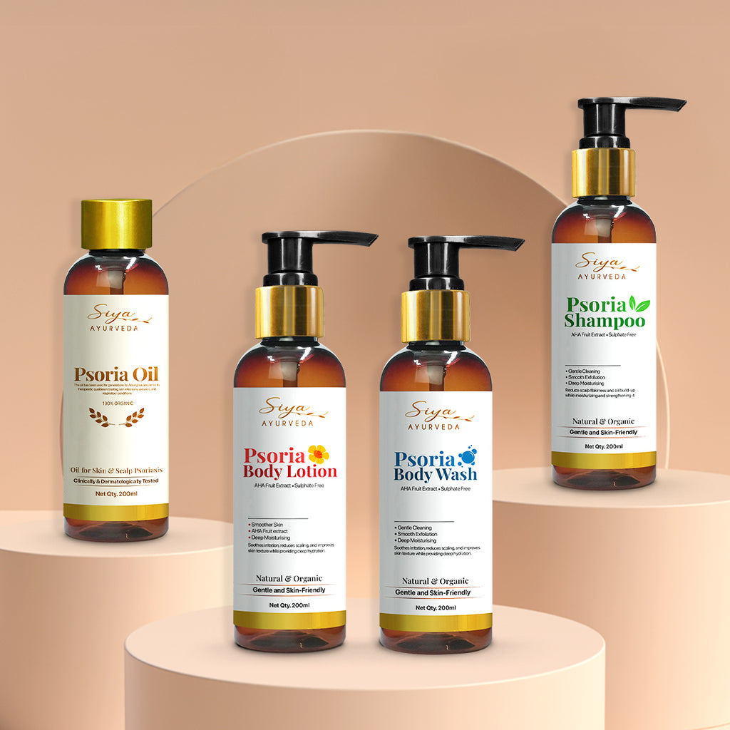 Complete Psoria Kit (Body Wash + Body Lotion + Psoria Oil + Shampoo)